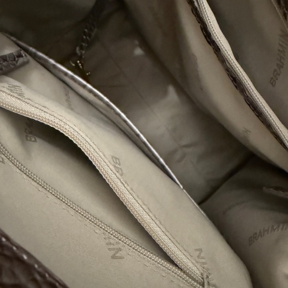 ⛅️NWT Brahmin Caroline Silver Lining Melbourne - Picture 10 of 11